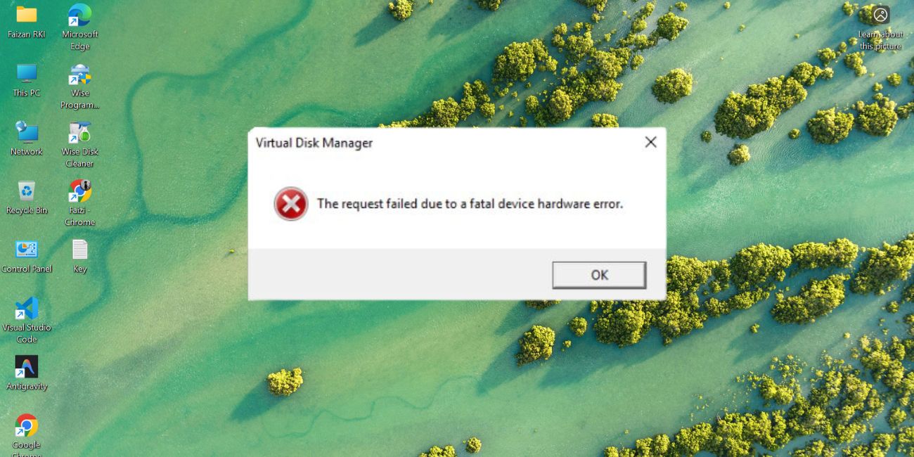 What Is Fatal Device Hardware Error