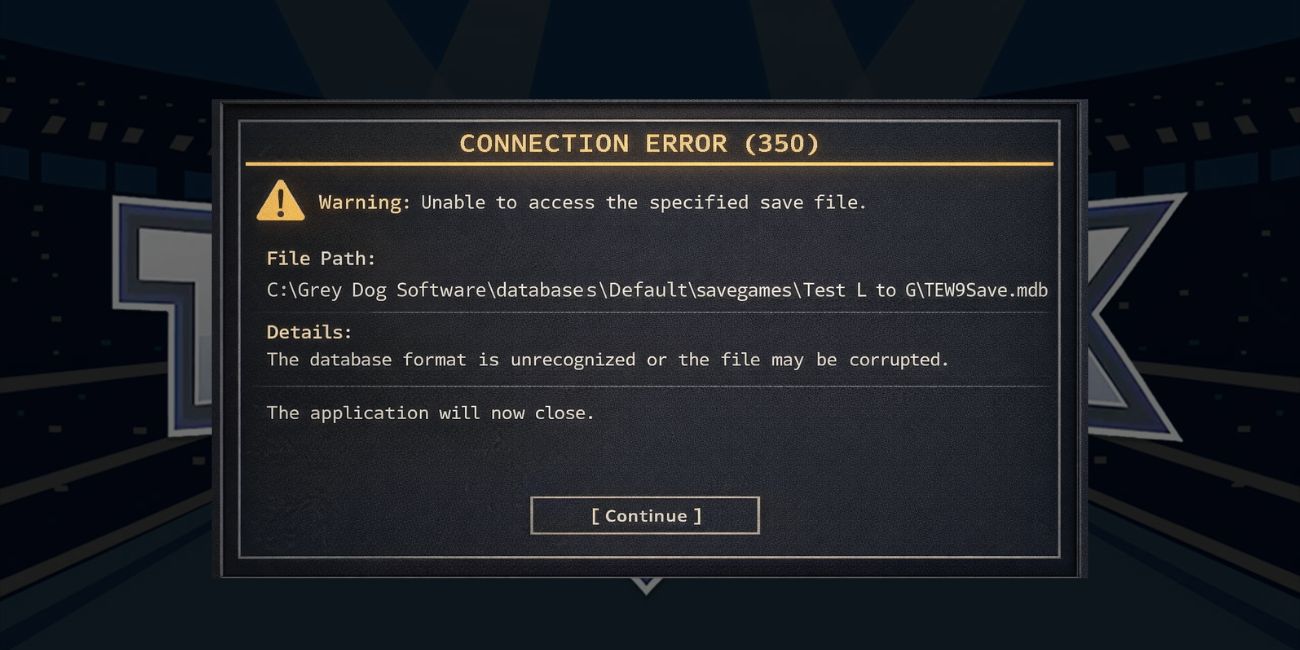 What Is TEW IX Error Code 350