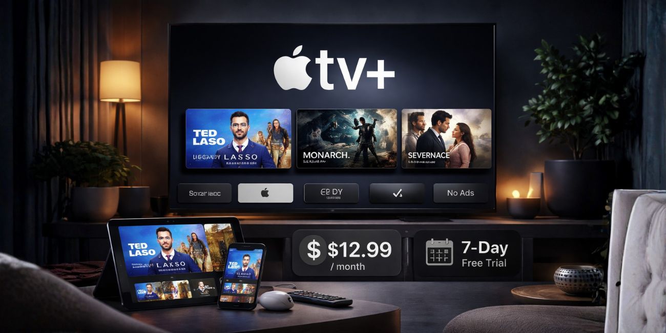 How much does Apple TV Plus cost per month?