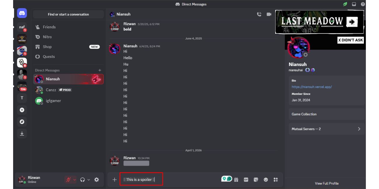 How to Use Spoiler Tags on Discord Text