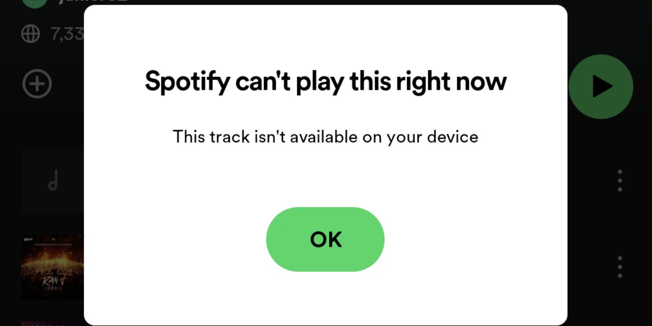 Check If the Song Is Unavailable