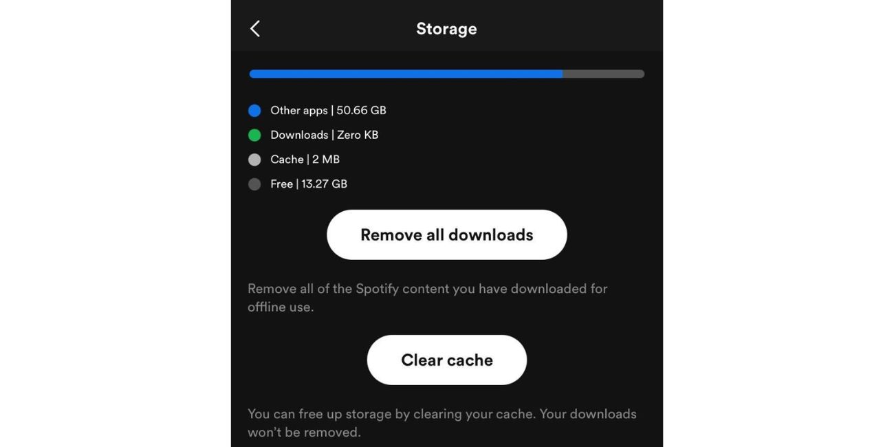 Clear Spotify Cache