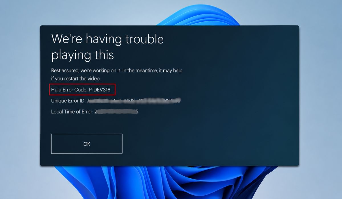 What Does Hulu Error Code P-DEV318 Mean?