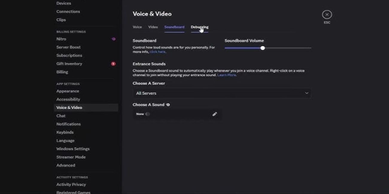 Reset Discord Voice Settings
