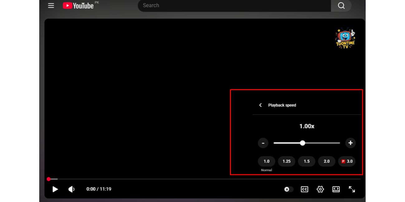Check If the Video Type Supports Playback Speed
