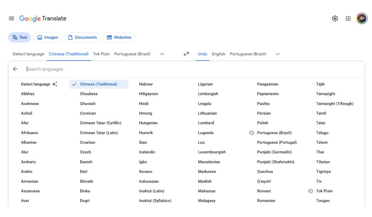Language Support: Google Translate Covers More Languages