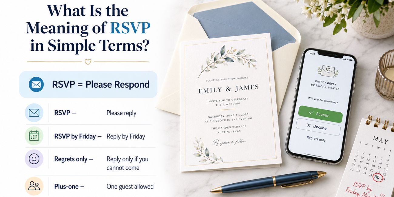 What Is the Meaning of RSVP in Simple Terms?