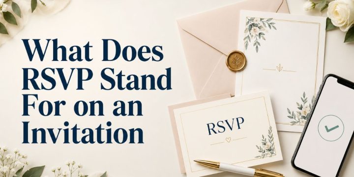 What Does RSVP Stand For on an Invitation