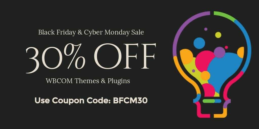 WbCom Designs Black Friday Deal WbCom Designs