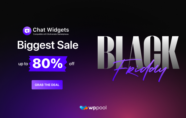 Chat Widgets compatible with Multivendor Marketplaces Black Friday Deal Chat Widgets compatible with Multivendor Marketplaces