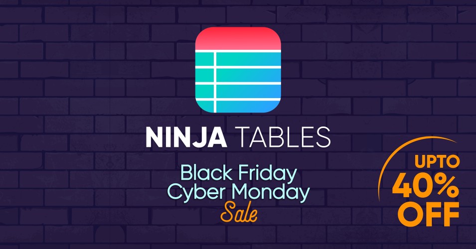 Ninja Tables Black Friday Deal Ninja Tables