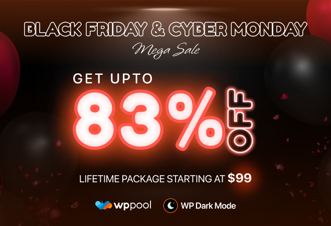 WP Dark Mode Black Friday Deal WP Dark Mode