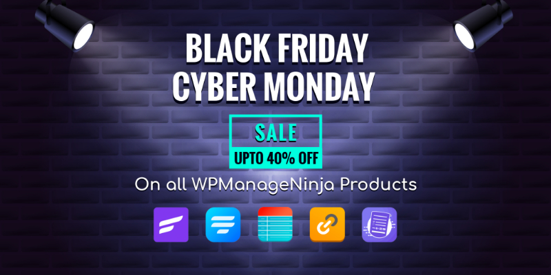 WPManageNinja Black Friday Deal WPManageNinja